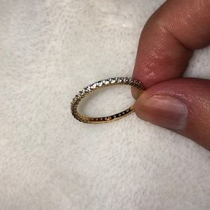 Gold band with Swarovski elements